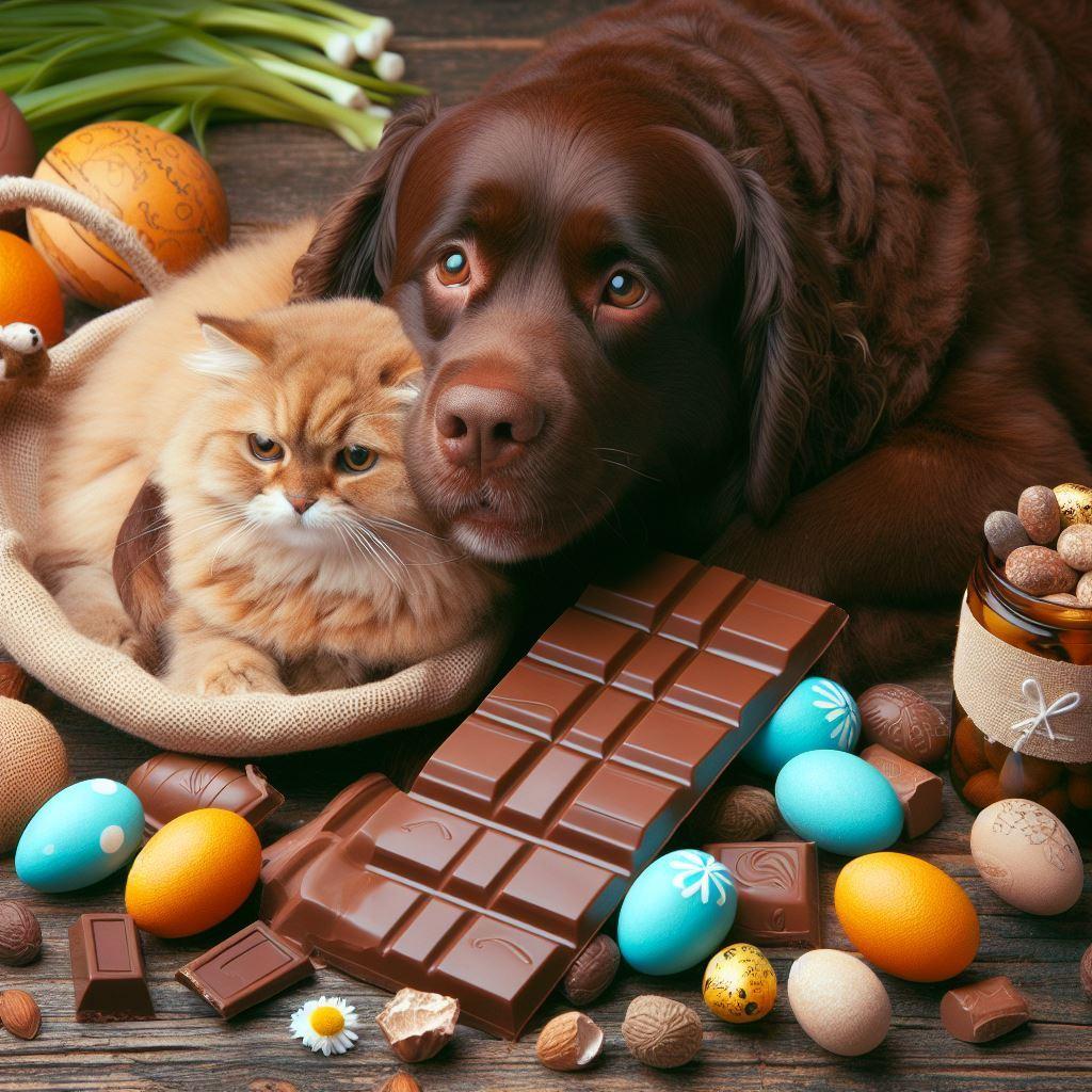 Chat chien chocolat